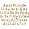 Barker Creek Gold 4" Letter Pop-Outs, 255 Characters/Set 1723 - alternate 4